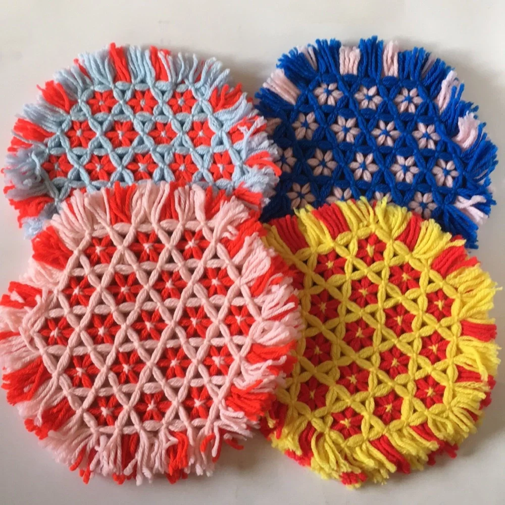🐠 4 handcrafted potholders